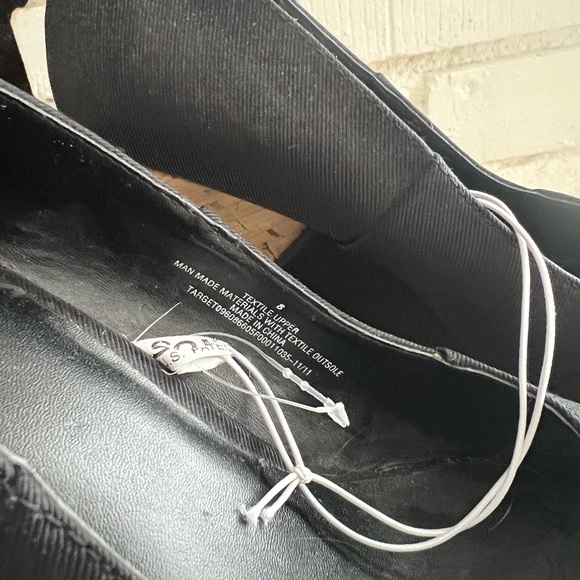 NWT- Missimo Black and Cork Wedges - 8 - Picture 3 of 3